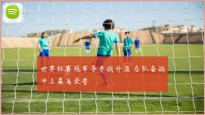 世界杯赛冠军争夺战升温 各队备战冲击最高荣誉
